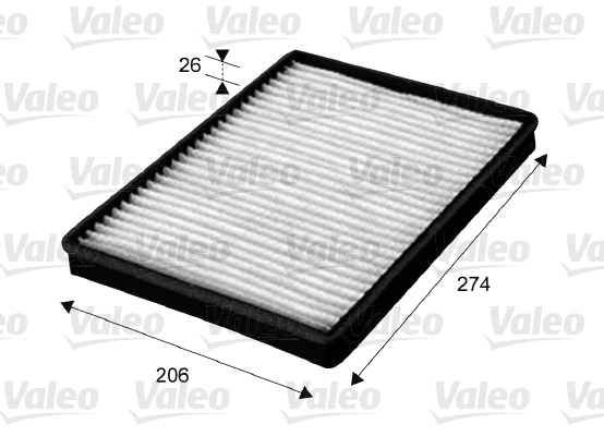 Salono filtras VALEO 715654