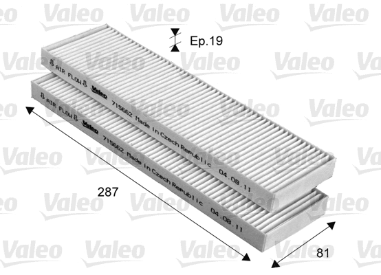 Salono filtras VALEO 715662
