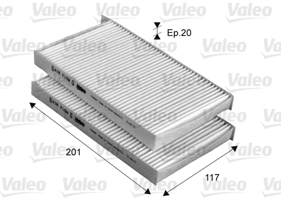 Salono filtras VALEO 715669