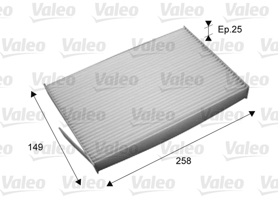 Salono filtras VALEO 715709