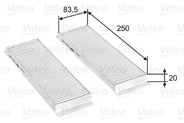 Salono filtras VALEO 715748