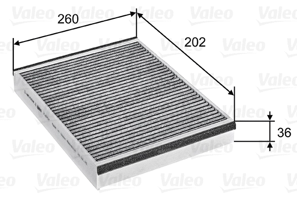 Salono filtras VALEO 715757