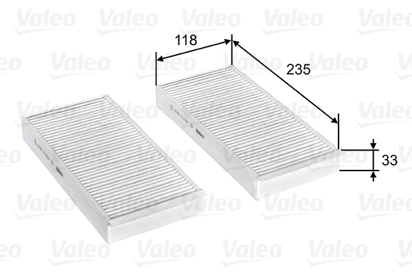 Salono filtras VALEO 715812