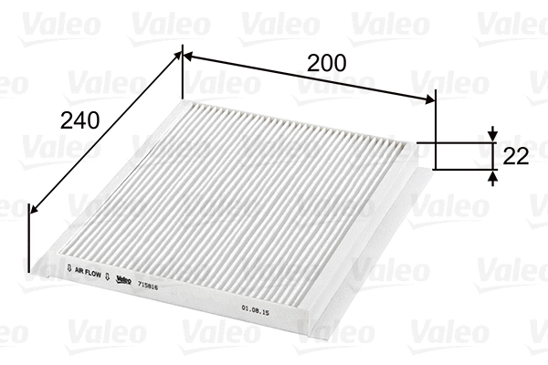 Salono filtras VALEO 715816