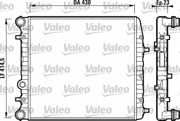 Variklio aušinimo radiatorius VALEO 732863