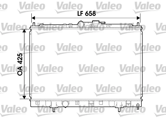 Variklio aušinimo radiatorius VALEO 734198