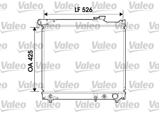 Variklio aušinimo radiatorius VALEO 734214