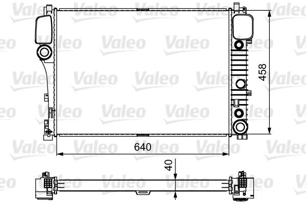 Variklio aušinimo radiatorius VALEO 735299