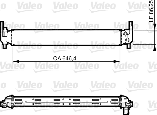 Variklio aušinimo radiatorius VALEO 735310