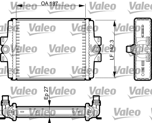 Variklio aušinimo radiatorius VALEO 735467