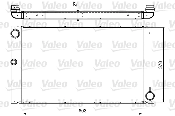Variklio aušinimo radiatorius VALEO 735475