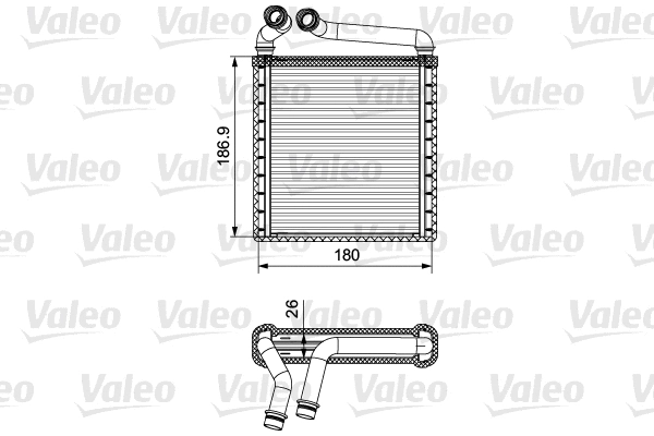 Salono radiatorius VALEO 811500