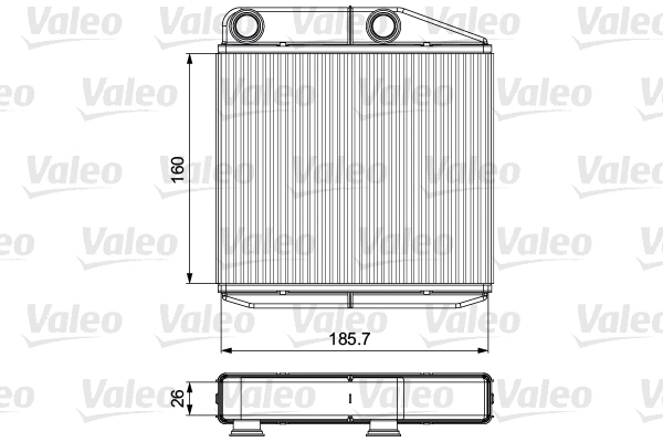 Salono radiatorius VALEO 811502