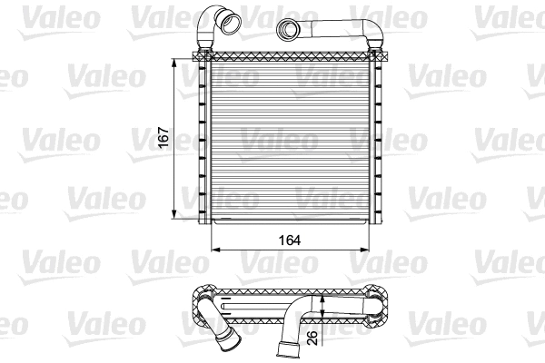 Salono radiatorius VALEO 811506