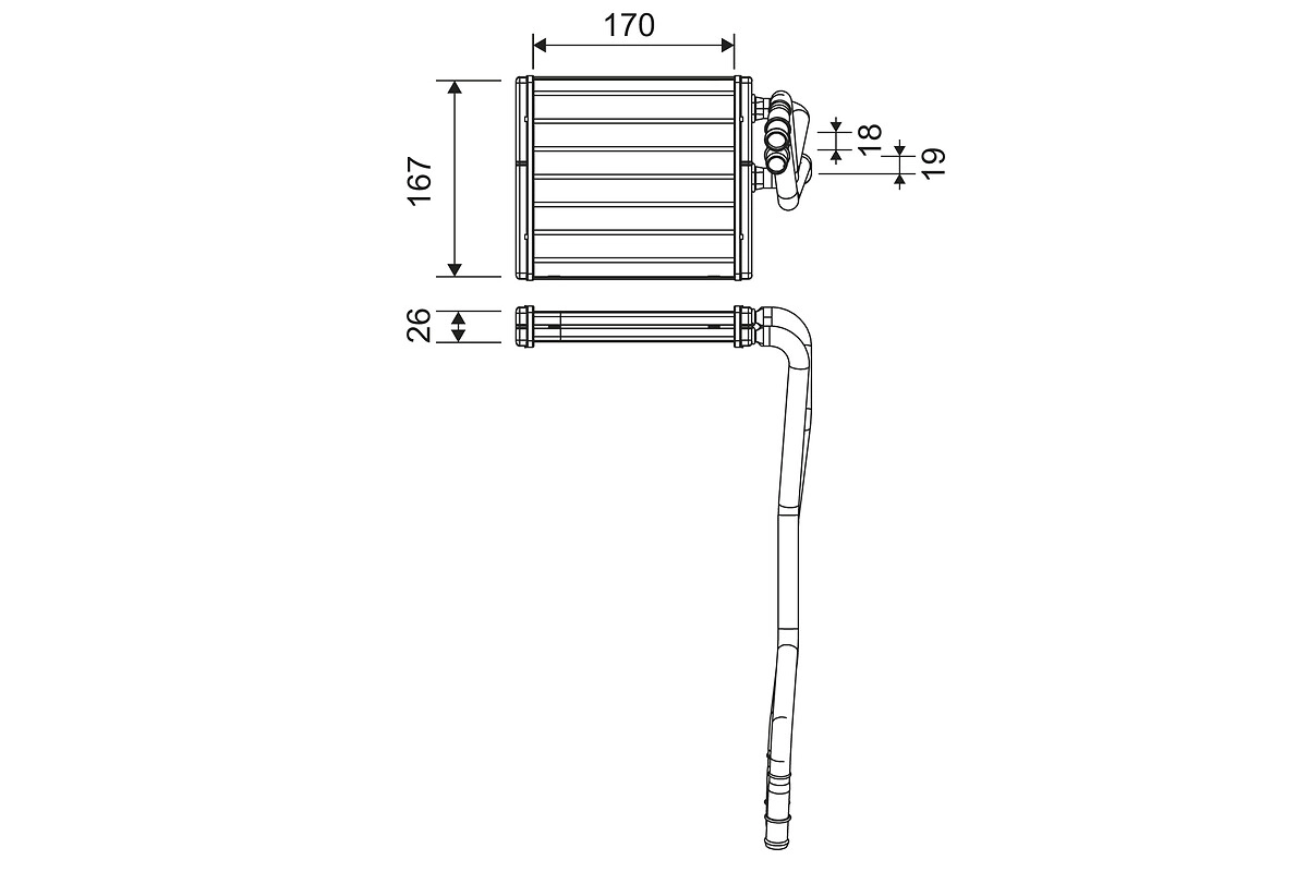 Salono radiatorius VALEO 811510