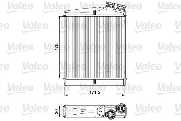 Salono radiatorius VALEO 811512