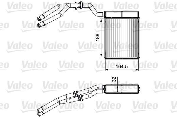 Salono radiatorius VALEO 811515
