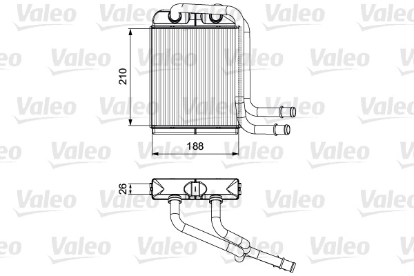 Salono radiatorius VALEO 811524