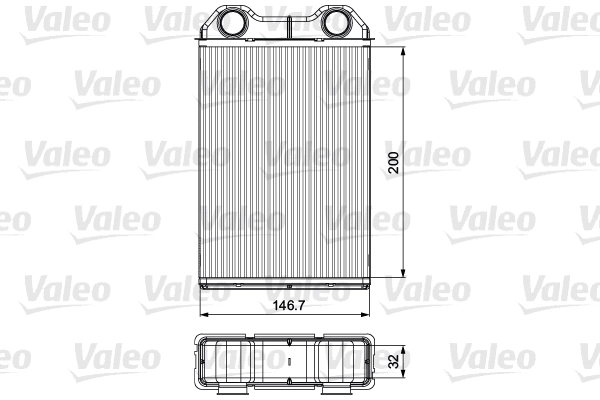 Salono radiatorius VALEO 811533