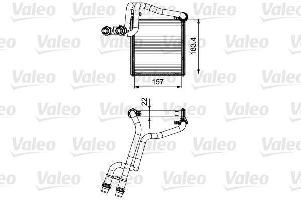 Salono radiatorius VALEO 811536