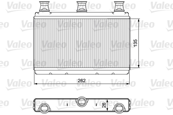 Salono radiatorius VALEO 811537