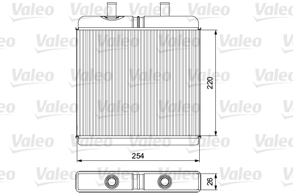 Salono radiatorius VALEO 811539