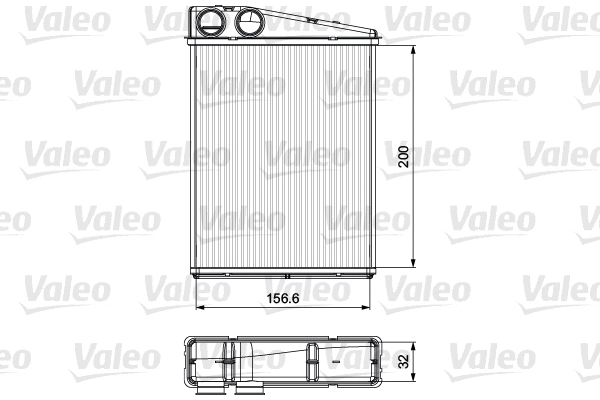 Salono radiatorius VALEO 811542