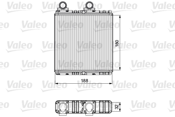 Salono radiatorius VALEO 811554