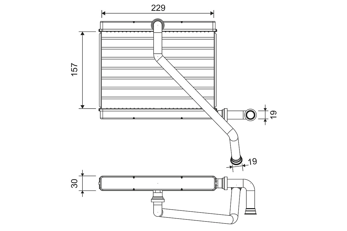 Salono radiatorius VALEO 811580