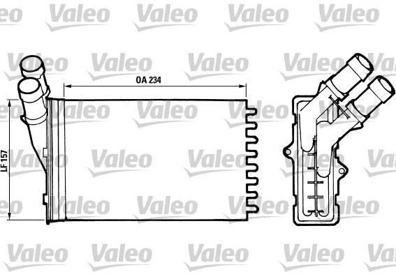 Salono radiatorius VALEO 812005