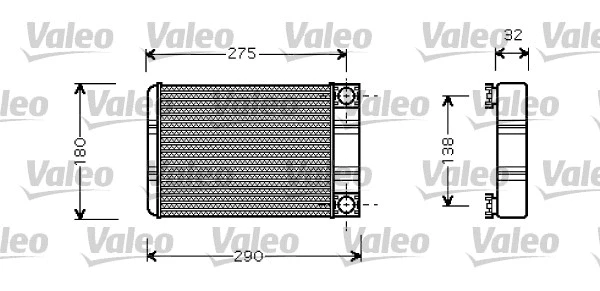 Salono radiatorius VALEO 812321