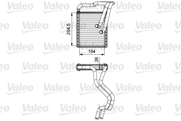 Salono radiatorius VALEO 812430