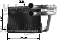 Salono radiatorius VALEO 812434