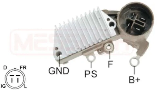Kintamosios srovės generatoriaus reguliatorius ERA 216076