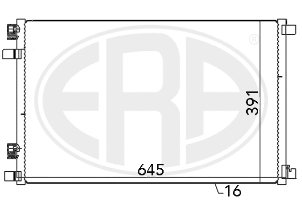 Oro kondicionieriaus radiatorius ERA 667021
