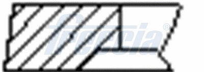 Stūmoklio žiedų komplektas FRECCIA FR10-209000