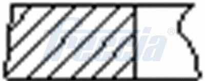 Stūmoklio žiedų komplektas FRECCIA FR10-209100