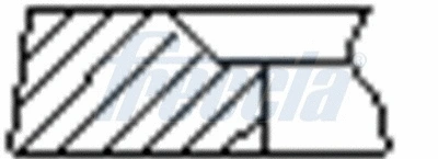 Stūmoklio žiedų komplektas FRECCIA FR10-248100