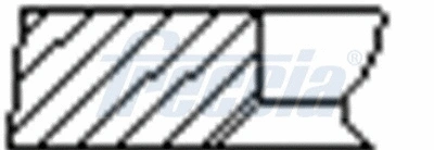 Stūmoklio žiedų komplektas FRECCIA FR10-249500