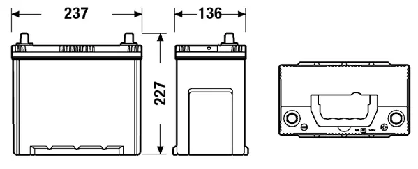 Starterio akumuliatorius EXIDE EA456