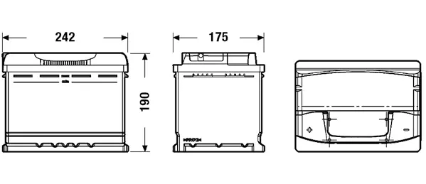 Starterio akumuliatorius EXIDE EA601