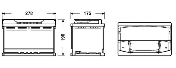 Starterio akumuliatorius EXIDE EA770