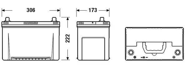 Starterio akumuliatorius EXIDE EA955