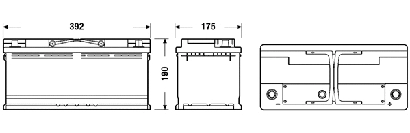 Starterio akumuliatorius EXIDE EB1100