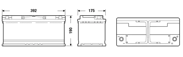 Starterio akumuliatorius EXIDE EK1060