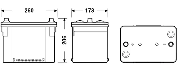 Starterio akumuliatorius EXIDE EK508