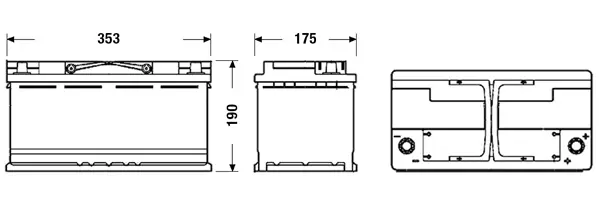 Starterio akumuliatorius EXIDE EK960