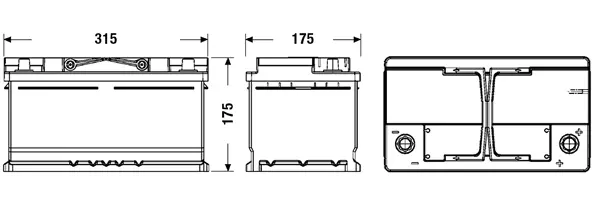Starterio akumuliatorius EXIDE EL752