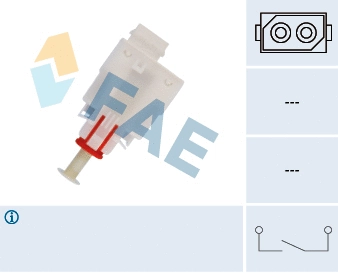 Stabdžių žibinto jungiklis FAE 24465