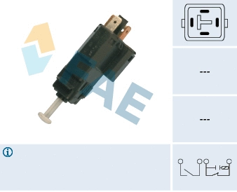 Stabdžių žibinto jungiklis FAE 24517